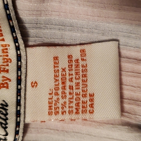 𝅺A. Calin by Flying Tomato Coral and Black Off Shoulder Bodysuit - Picture 11 of 12